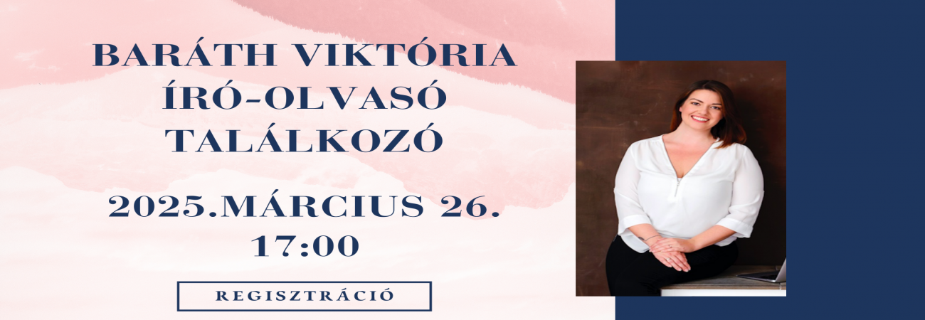 Baráth Viktória író-olvasó találkozó