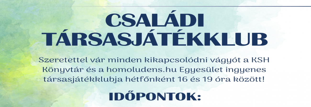 Családi társasjátékklub