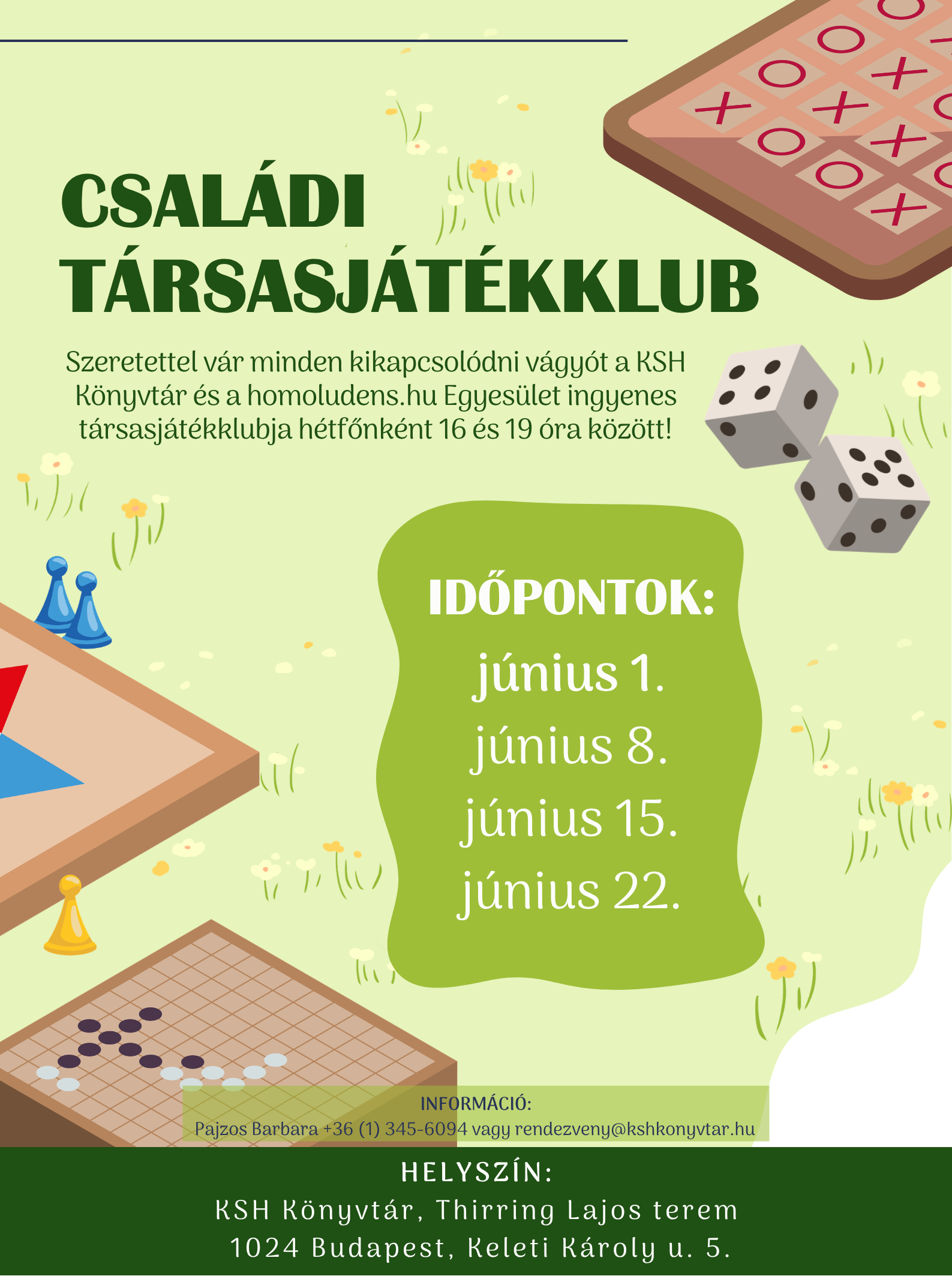 Családi társasjátékklub