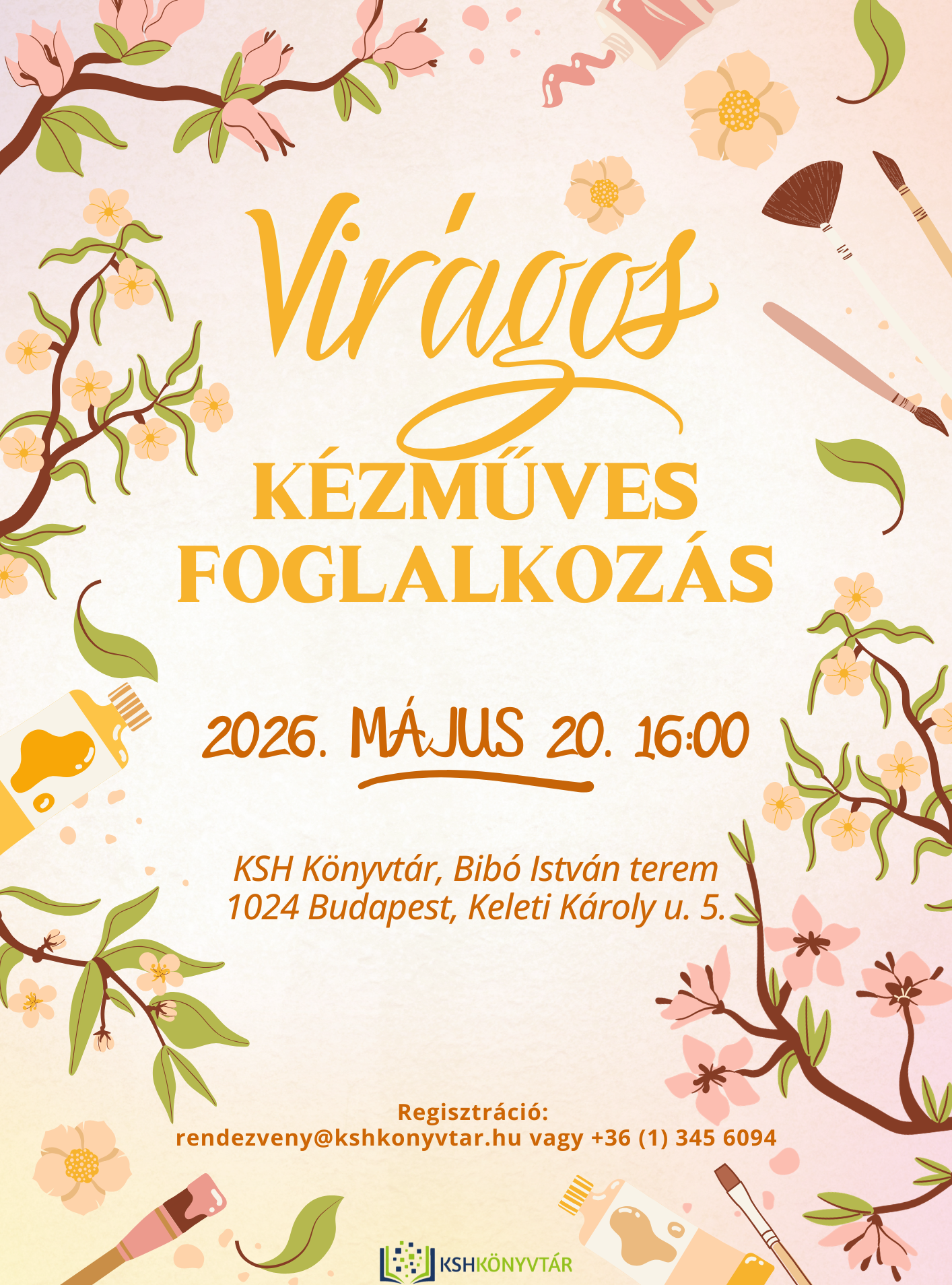 Virágos kézműves foglalkozás