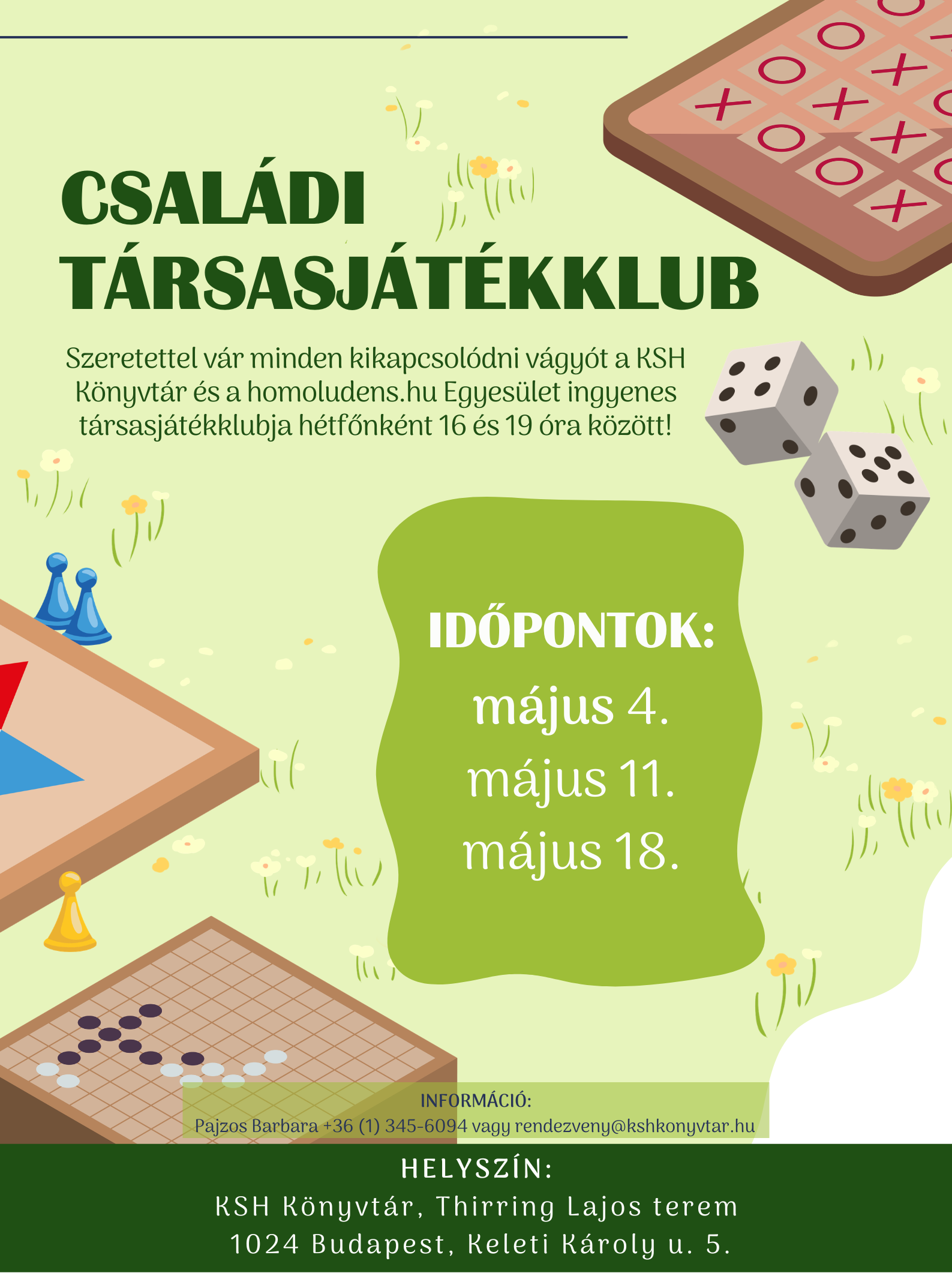 Családi társasjátékklub