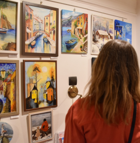 Kalocsai Zoltán festőcsoport kiállítás-megnyitója